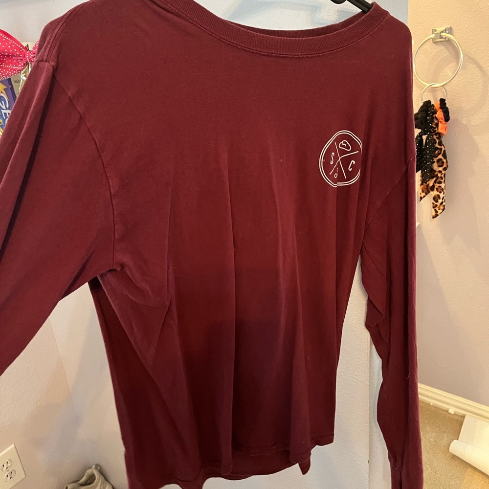 sand cloud maroon sweatshirt
